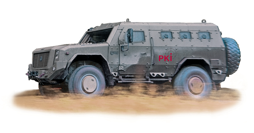 Amored military vehicle